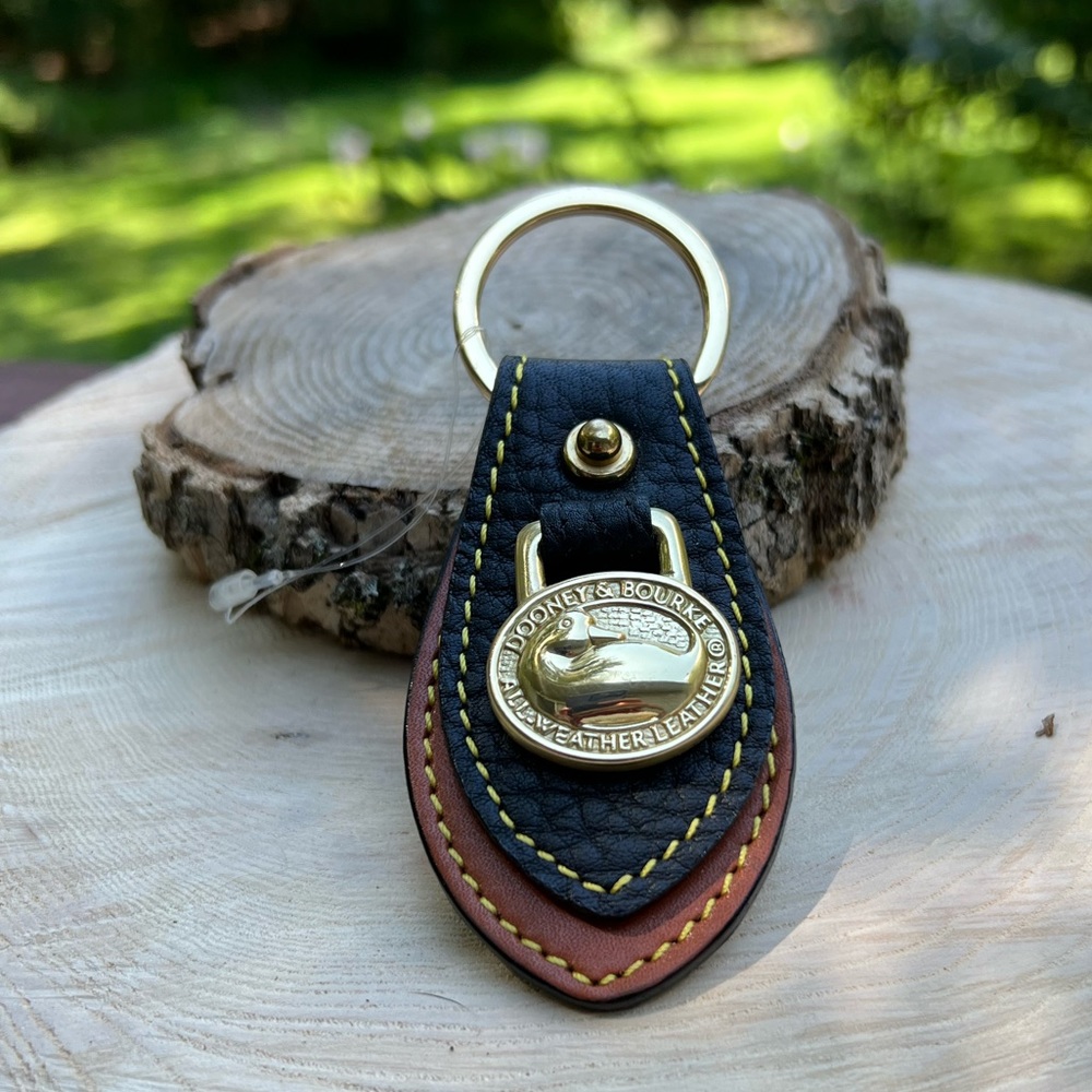 Dooney & Burke All Weather Leather NWT key Fob
